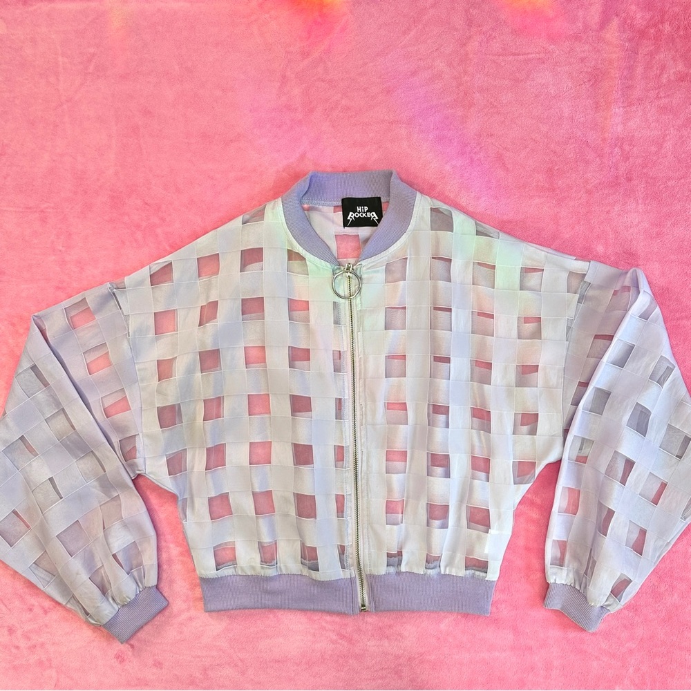 Hip Rockers Lightweight Sheer Lavender jacket
